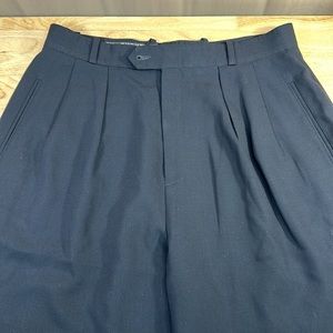Bill Burns Nordstrom Worsted Wool Pleated Trouser Dress Pants 14